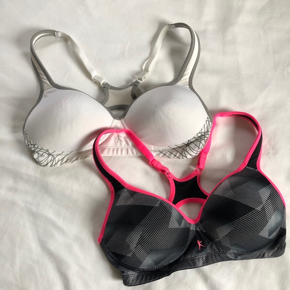 Danskin sports bra bundle, size 34B